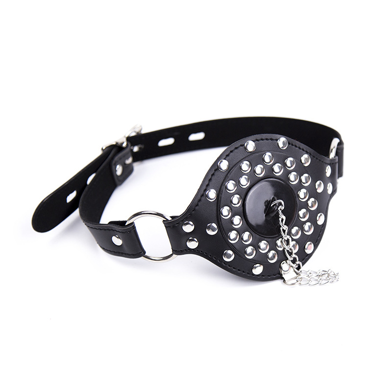 Faux Leather Stopper Gag