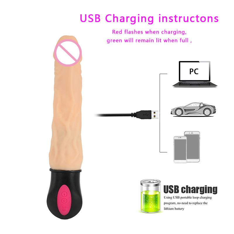 Heating Vibrator Dildos Female Masturbation