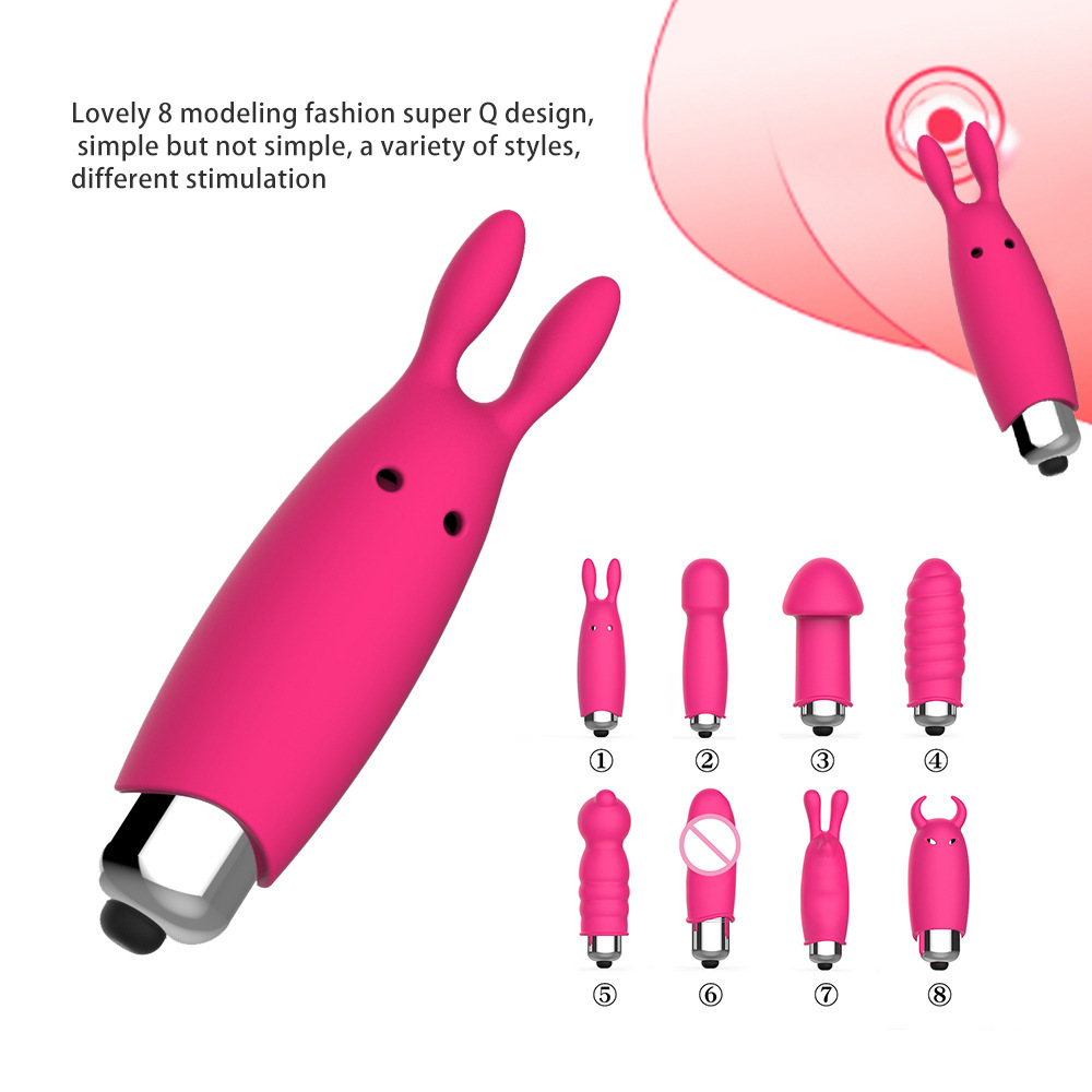 Silicone Mini Vibrating Stick Nipple Clitorial Stimulator
