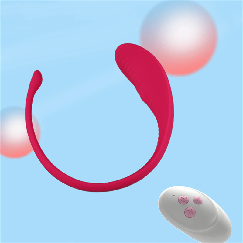 Wearable C-string Vibrator Wireless Remote T-back Silicone Clitoral Massager
