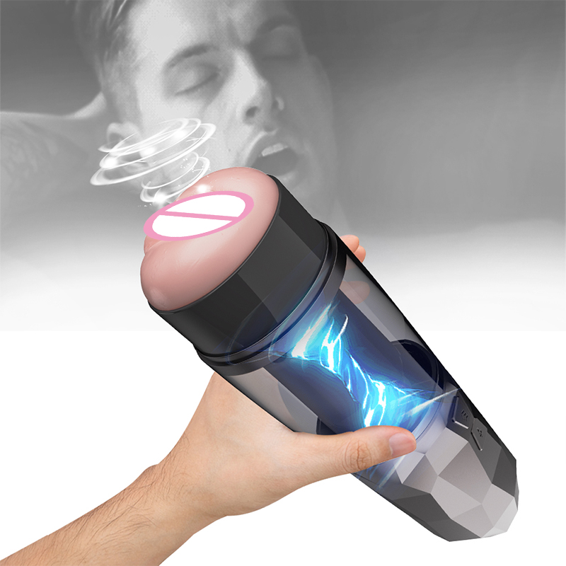 Full Automatic Telescopic Pronunciation Aircraft Cup Male Masturbator