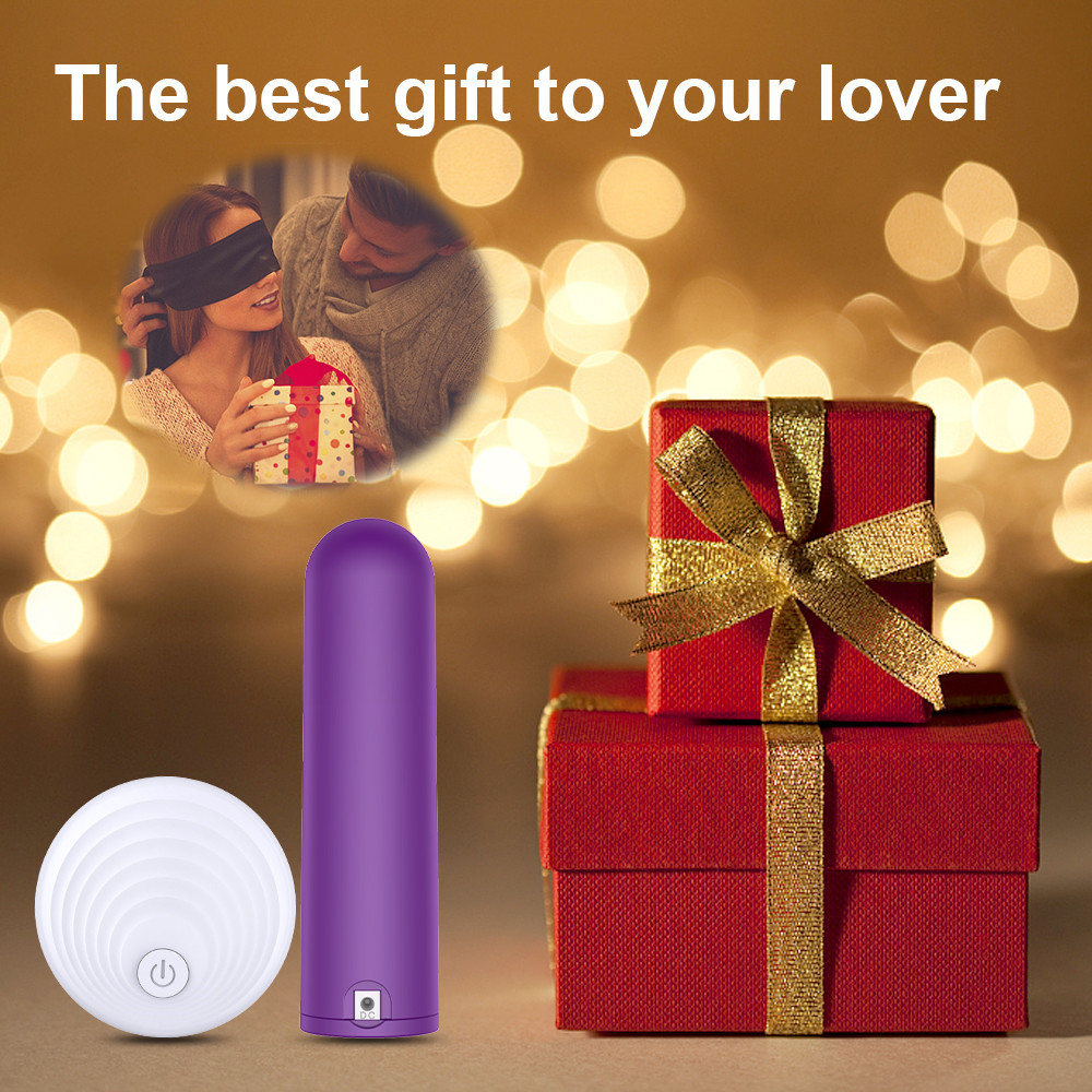 10 Speeds Remote Control Mini Lipstick Bullet Vibrator
