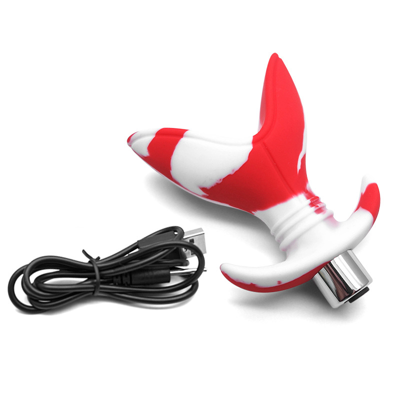 Goldfish Tail Shaped 10 Speed Anal Vibrator Opening Anus Expander