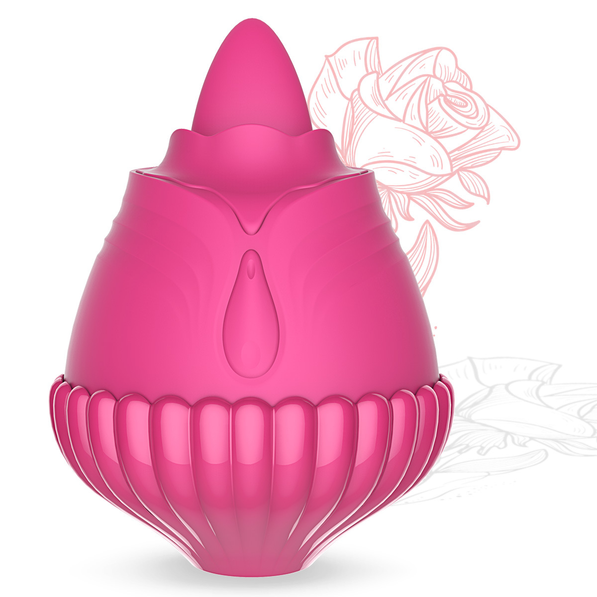 Rose Female Tongue Licking Jump Egg