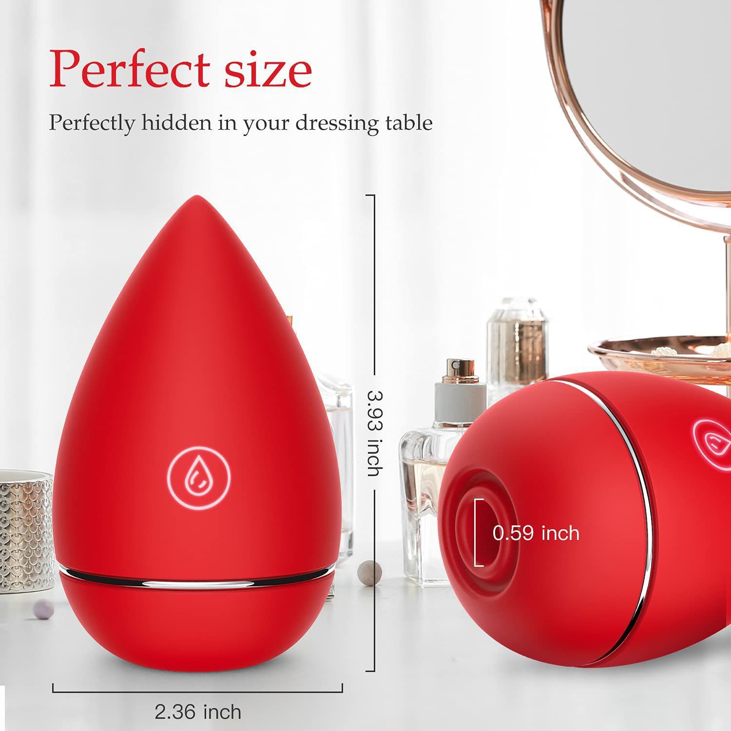 Beauty Egg Design 10 Frequency Sucking Vibrator