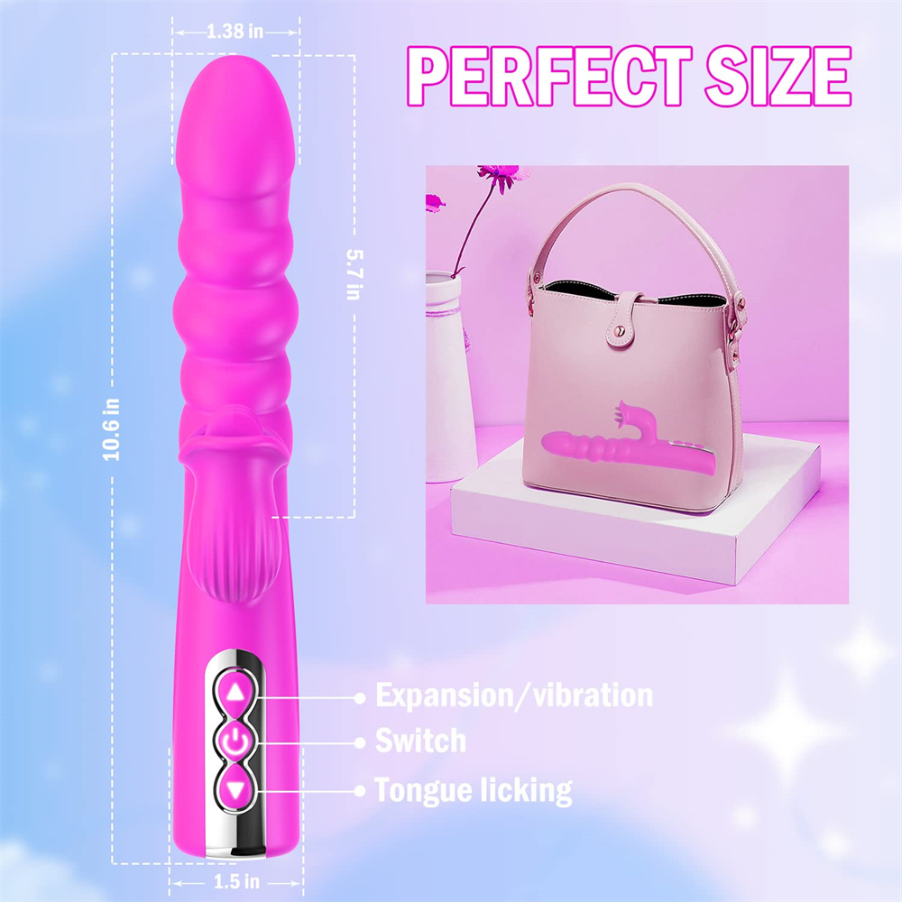 4 In 1 Thrusting Rotation Rabbit Vibrator G Spot Vibrator