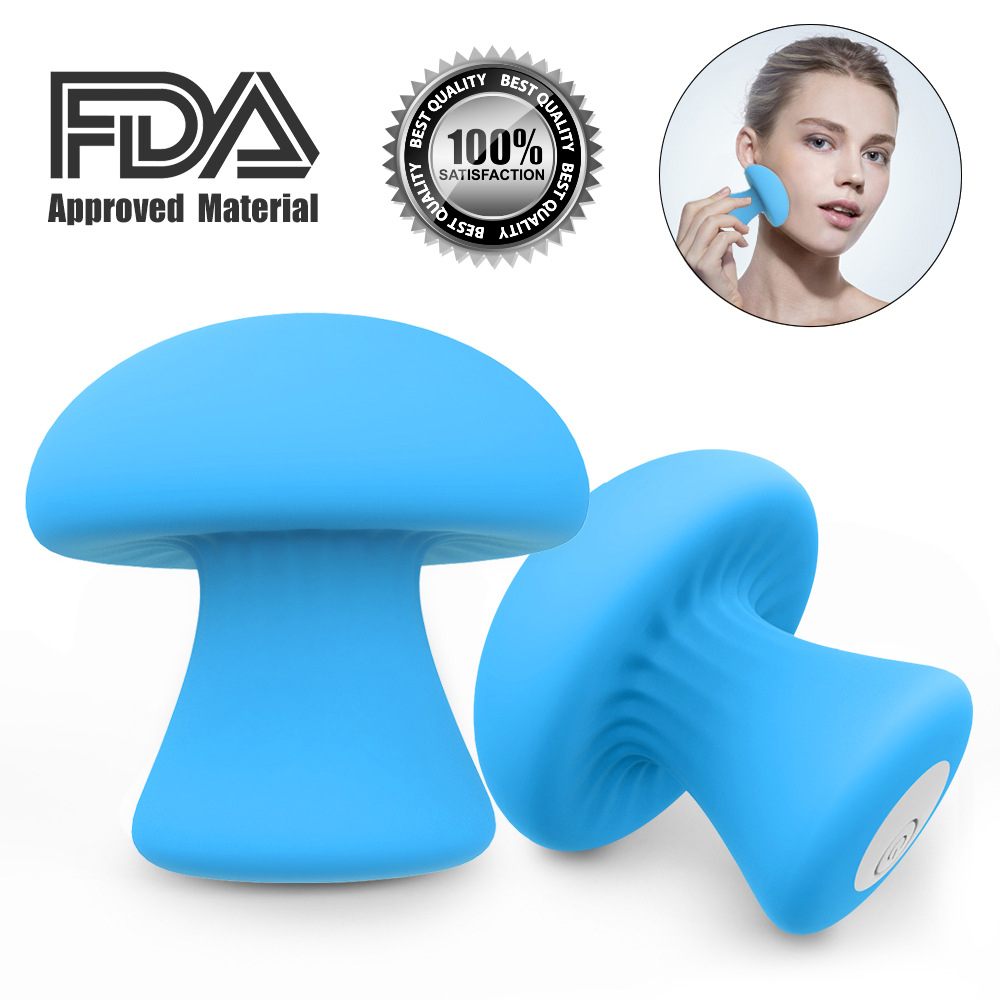 Small Mushroom Vibrating Massage Mini Vibrating Stick