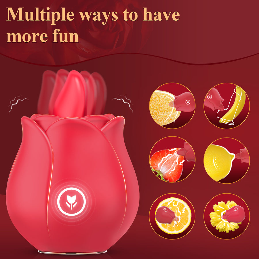 App Remote Control New Upgrade Mini Rose Tongue Licking Toy