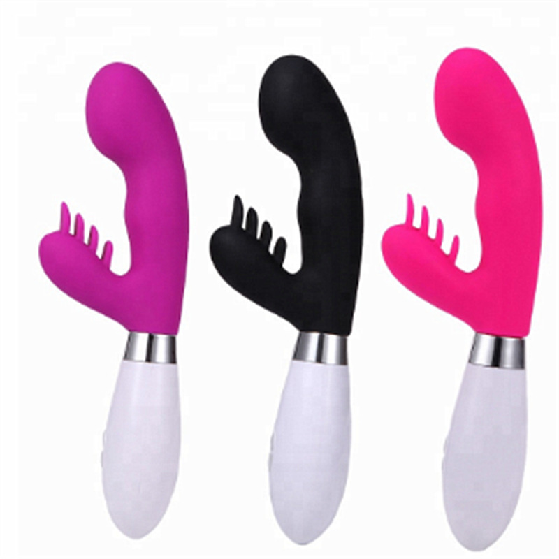 Silicone G-spot Stimulation Vibrator Male And Female Sexual Flirtation Av Massage Stick
