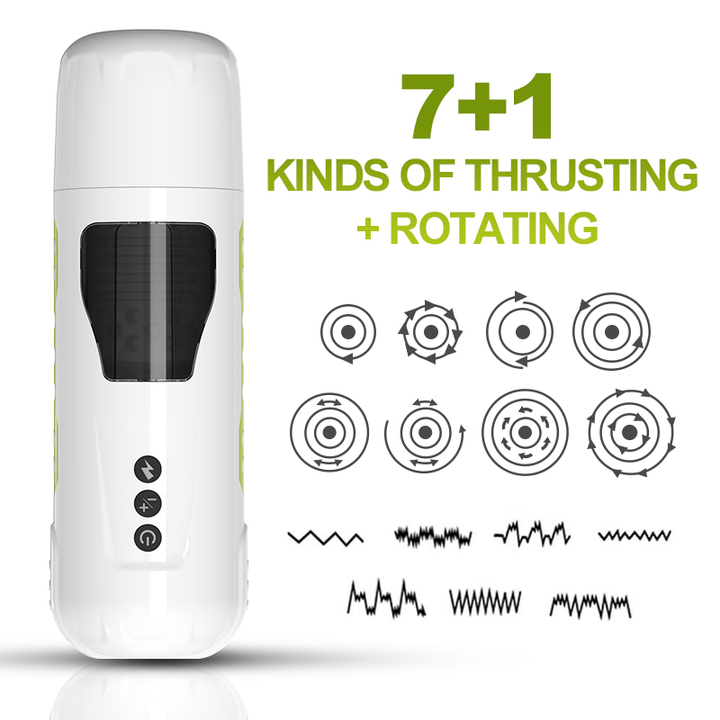 Automatic Telescopic Rotation Male Masturbator Penis Enlargement Masturbation Cup