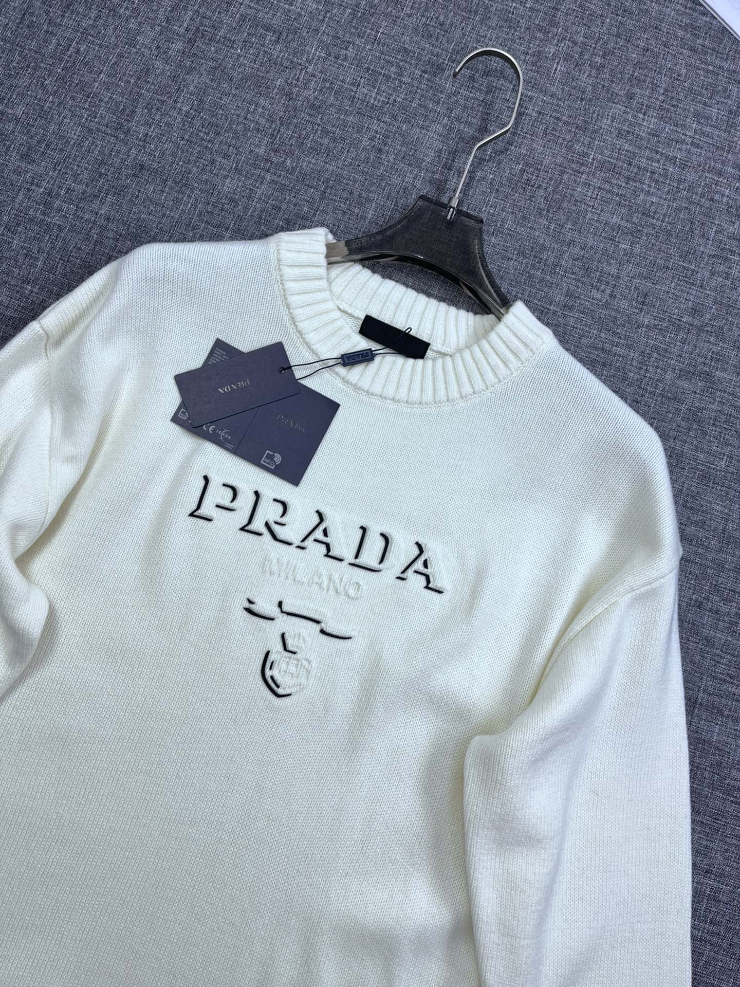 Prada Prada knitted sweater series
