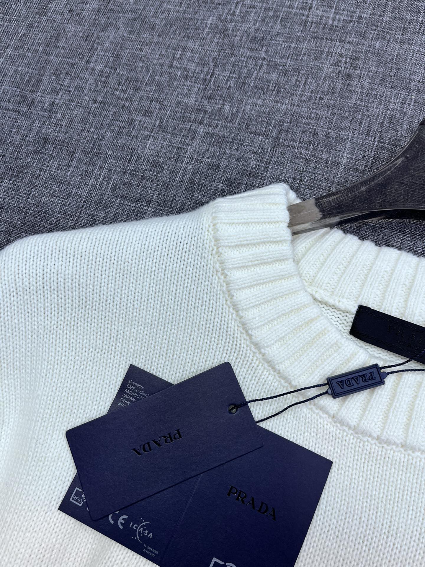 Prada Prada knitted sweater series