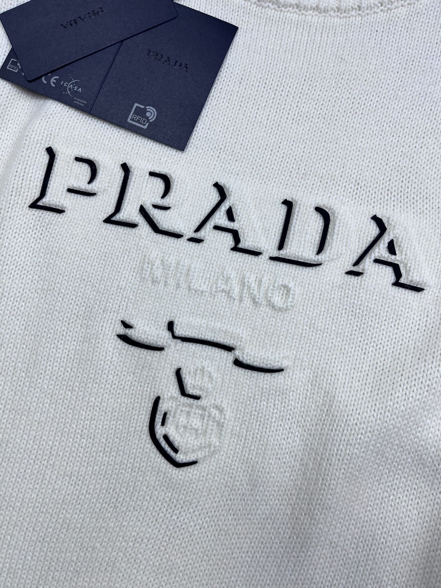 Prada Prada knitted sweater series