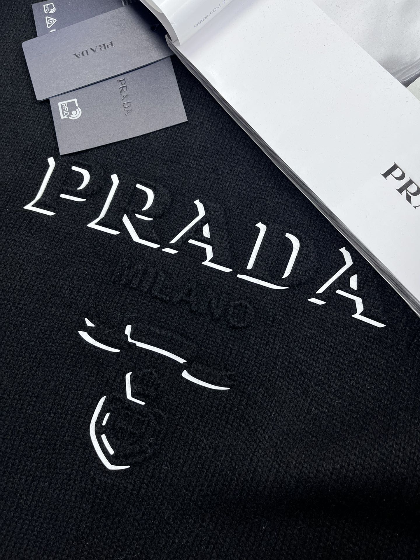 Prada Prada knitted sweater series