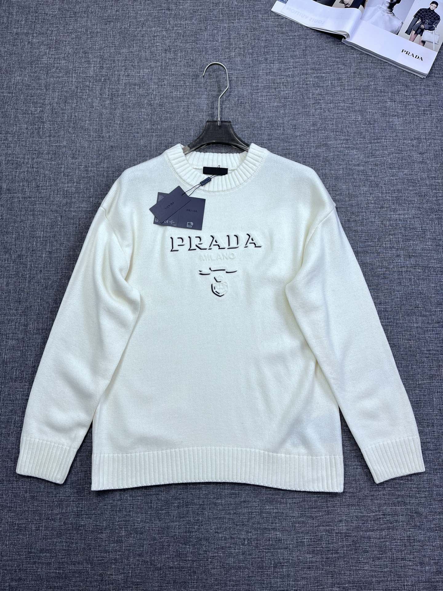 Prada Prada knitted sweater series