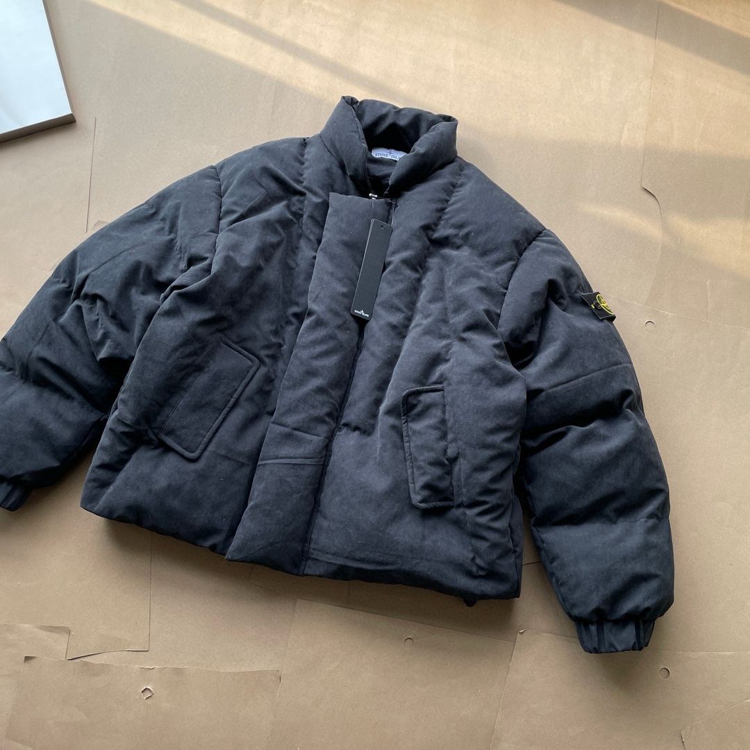 Stone Island 2024 new deconstructed silhouette short high street cotton jacket