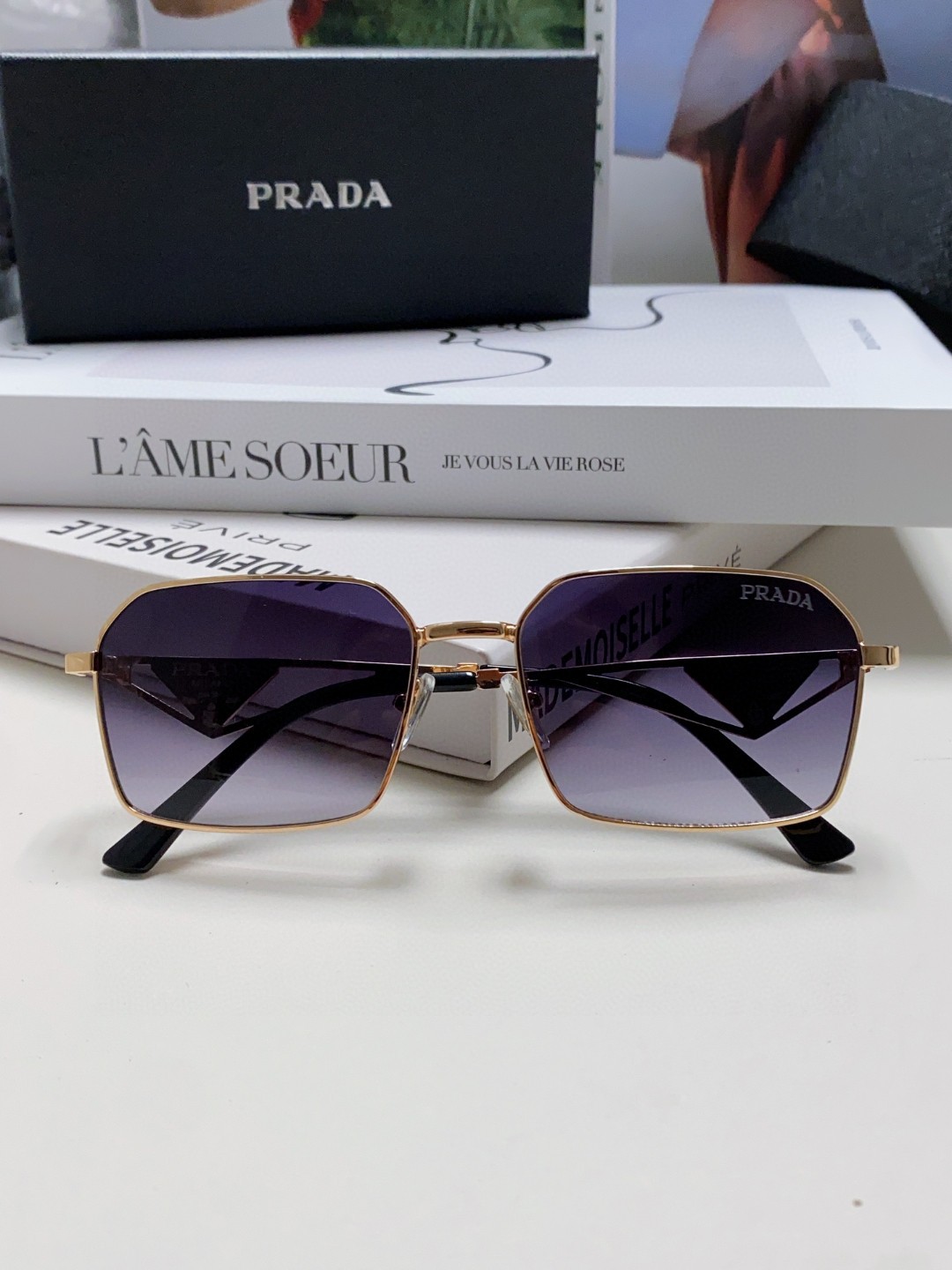 Prada casual couple sunglasses