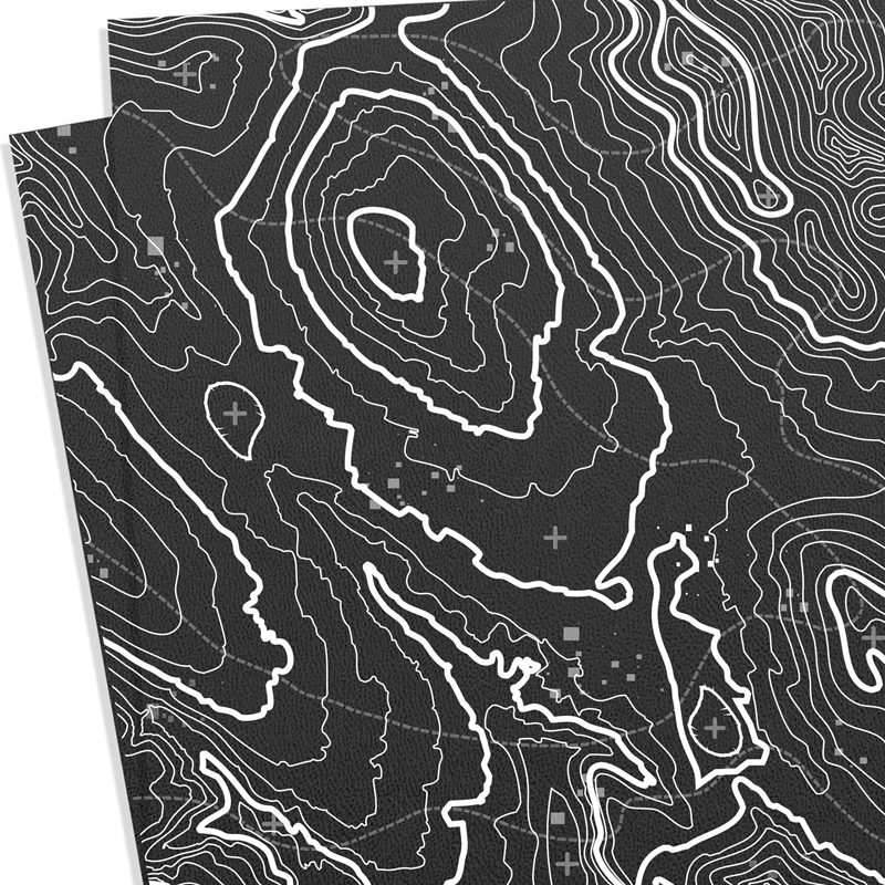 Kydex Sheet 1.5mm/2.0mm Black Map Pattern Thermoplastic for DIY Sheath