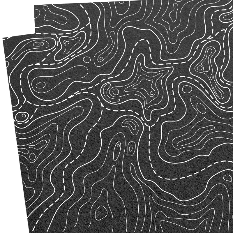 Kydex Sheet Thermoplastic Map Pattern for DIY Sheath