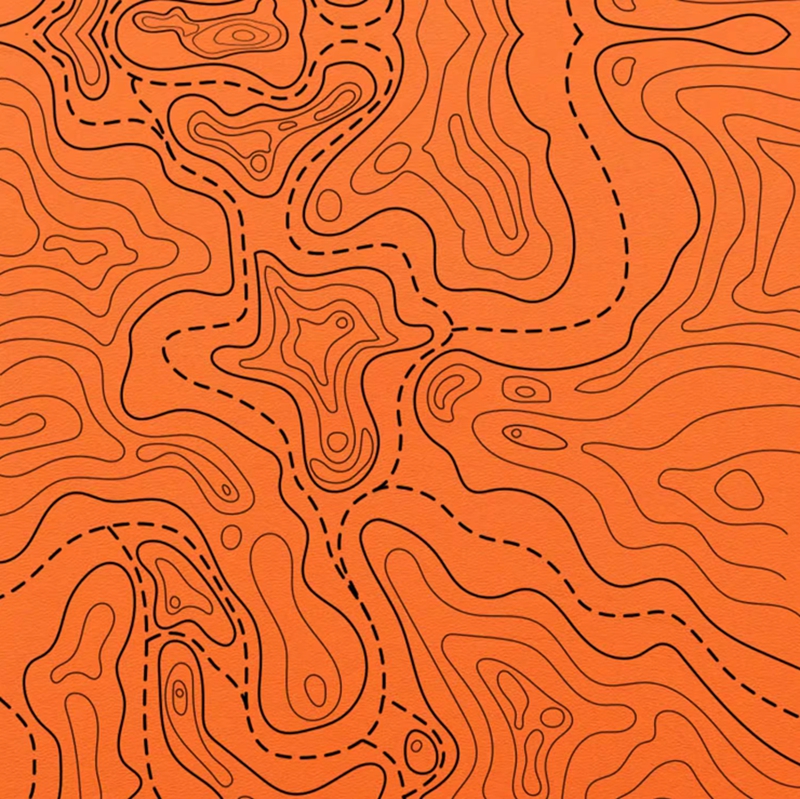 Kydex Sheet Thermoplastic Map Pattern for DIY Sheath