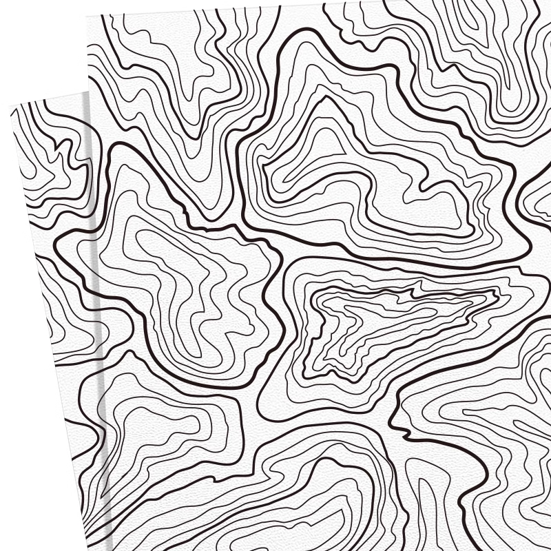 Kydex Sheet Thermoplastic White Map Pattern for DIY Sheath