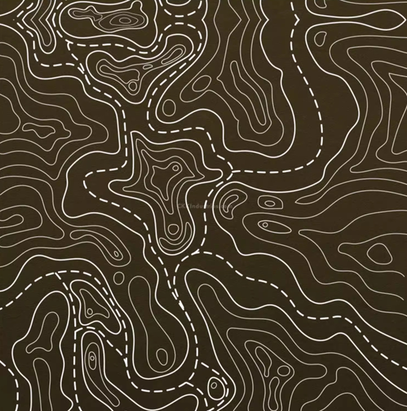 Kydex Sheet Thermoplastic Map Pattern for DIY Sheath