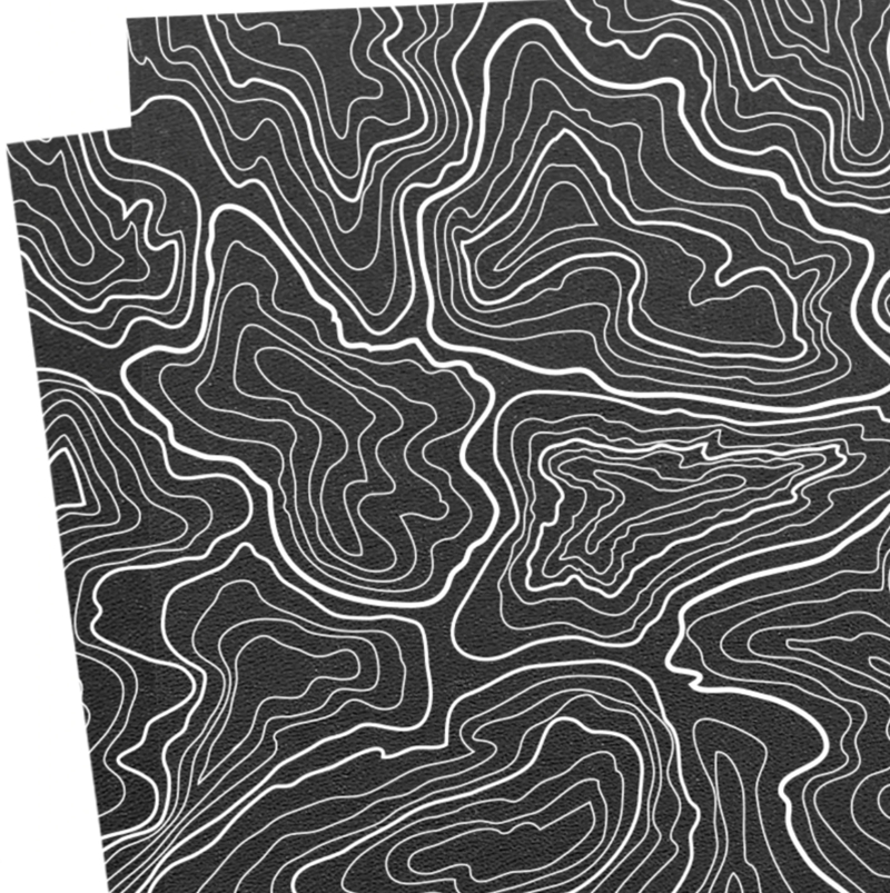 Kydex Sheet Thermoplastic Map Pattern for DIY Sheath