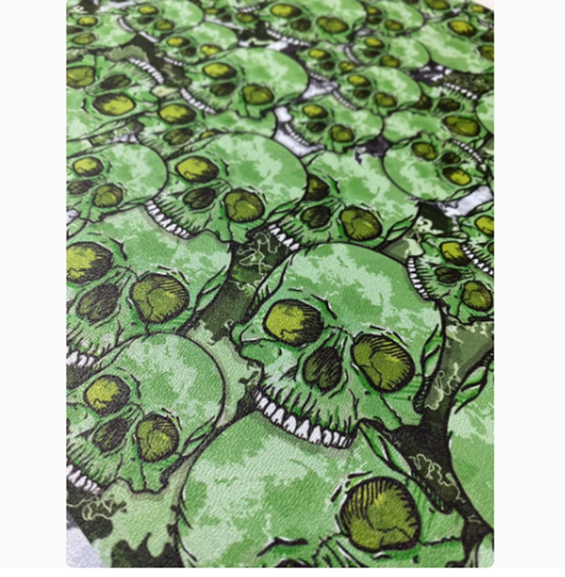 Kydex Sheet 1.5mm/2mm for DIY Sheath Cover Skull pattern