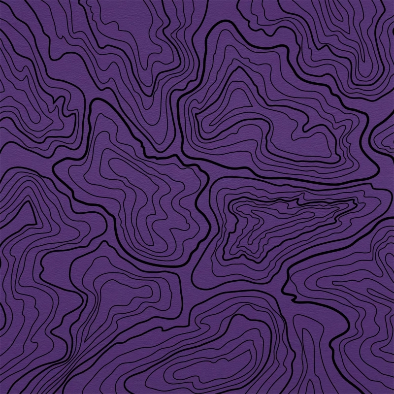 Kydex Sheet Thermoplastic Purple Map Pattern for DIY Sheath