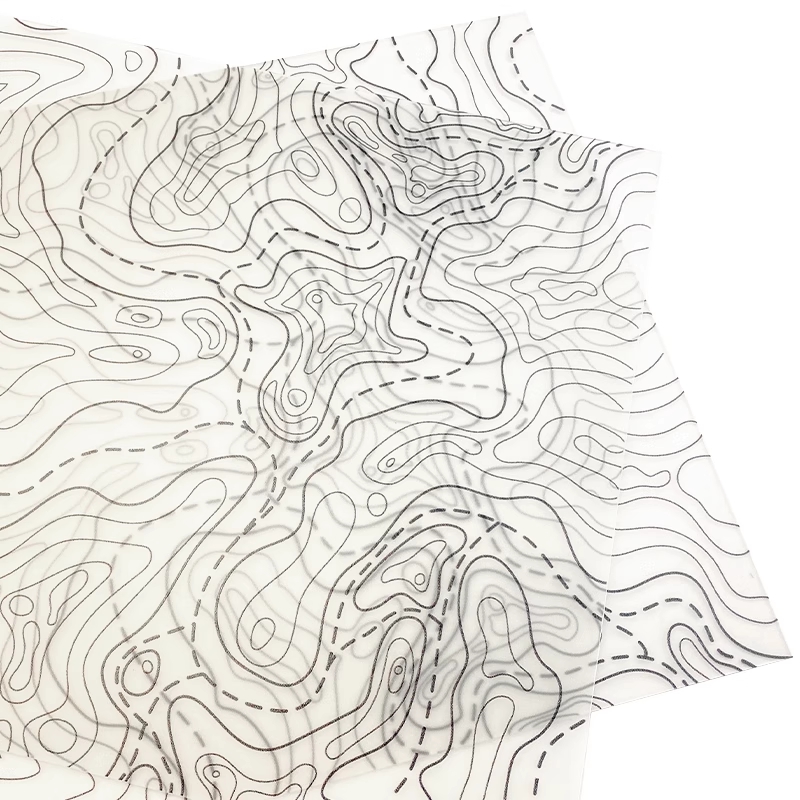 Kydex Sheet Thermoplastic Terrain Pattern Transparent Matte for DIY Sheath