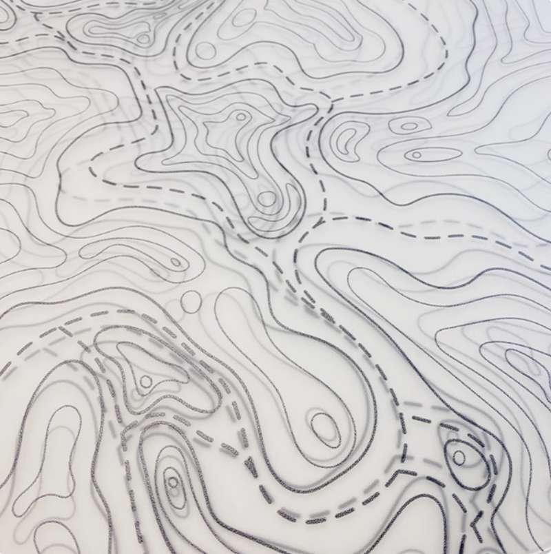 Kydex Sheet Thermoplastic Terrain Pattern Transparent Matte for DIY Sheath