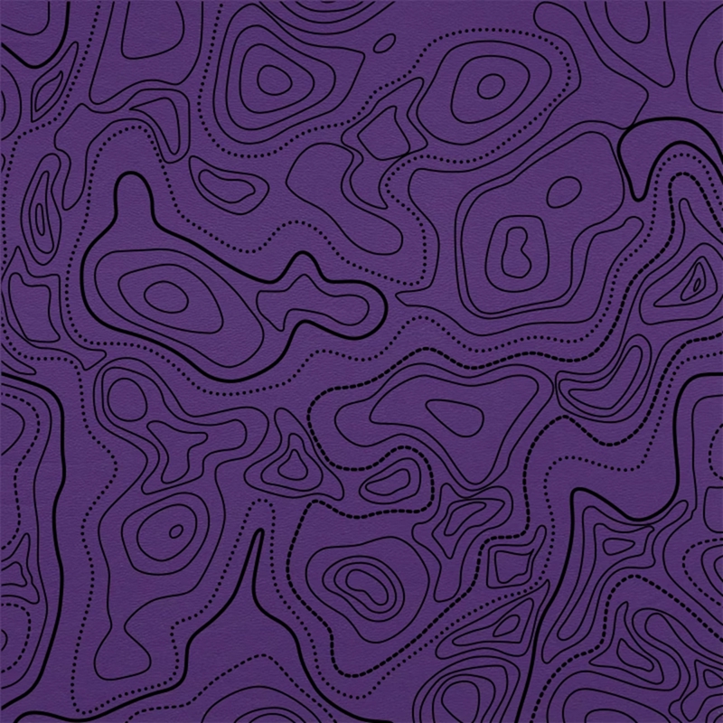 Kydex Sheet Thermoplastic Map Pattern Purple for DIY Sheath