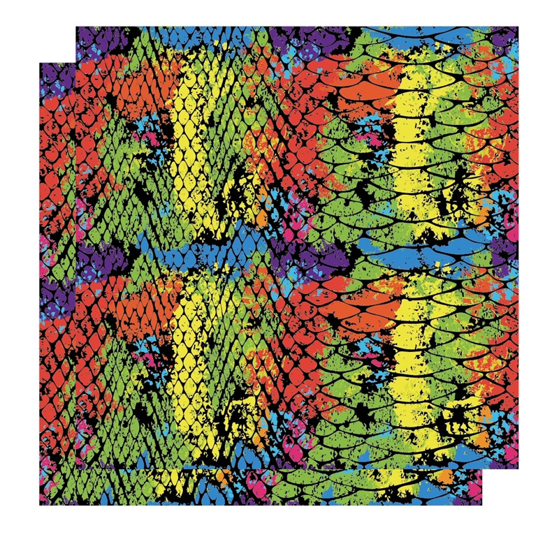 Kydex Sheet Thermoplastic Sheet Bending and Forming Graffiti pattern for DIY Sheath