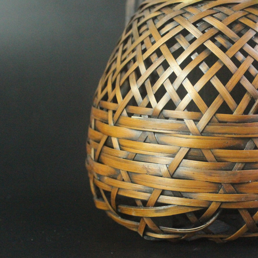 Handwoven Bamboo Flower Basket - Zen Style Home Decor