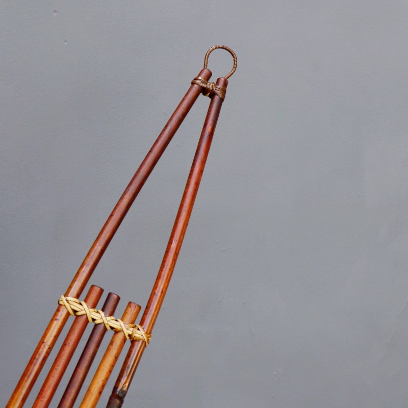 Chinese Wall-mounted Bamboo Flower Vase