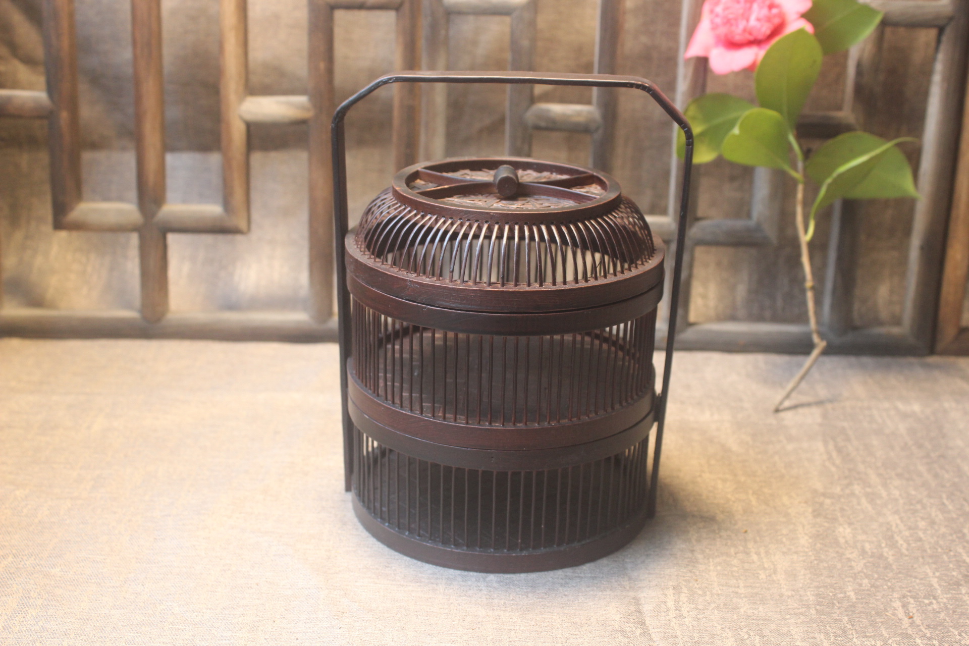 Bamboo Harmony Food Box -Dual Layer Snack Box