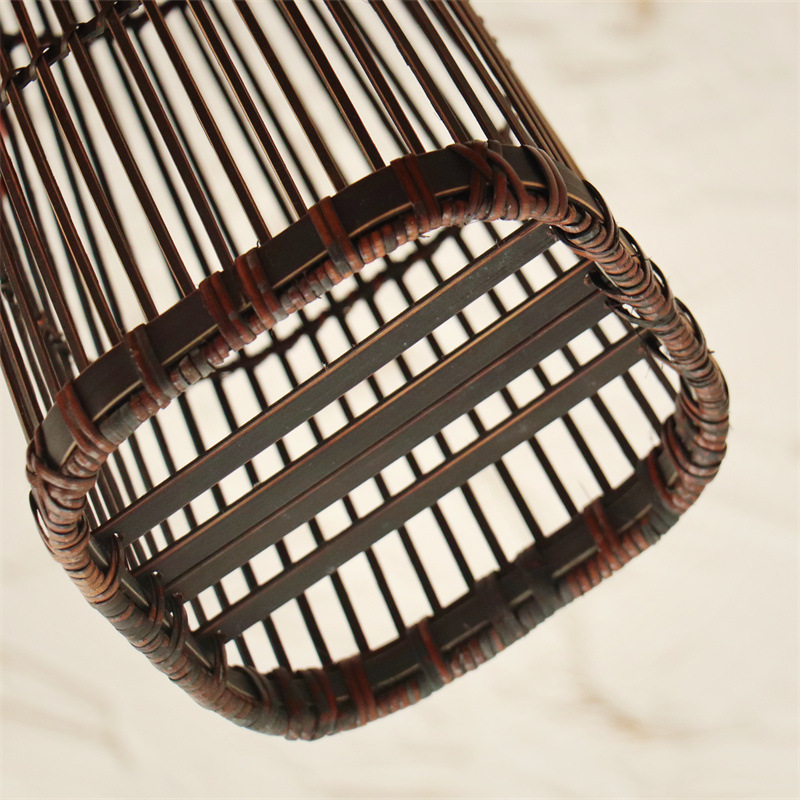 Handwoven Bamboo Flower Basket - Zen Blossom