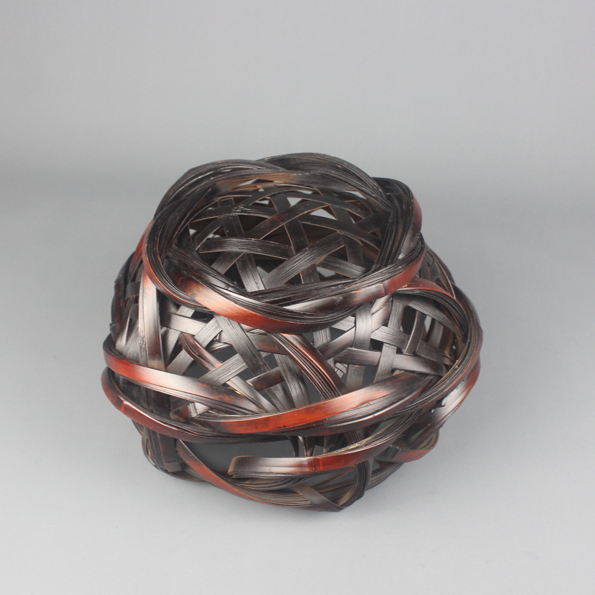 Handwoven Bamboo Flower Basket - Zen Tea Table Décor