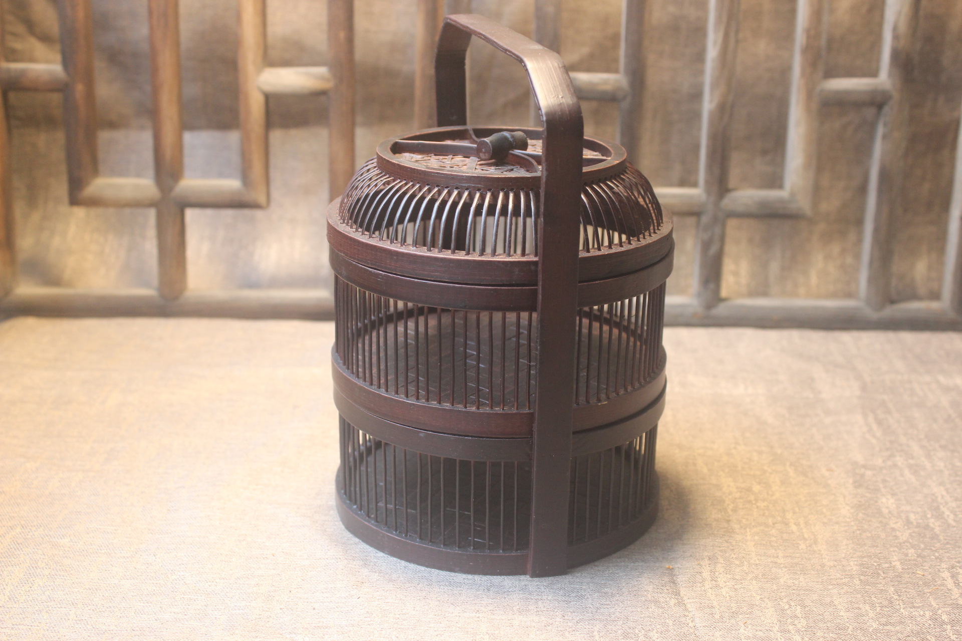 Bamboo Harmony Food Box -Dual Layer Snack Box