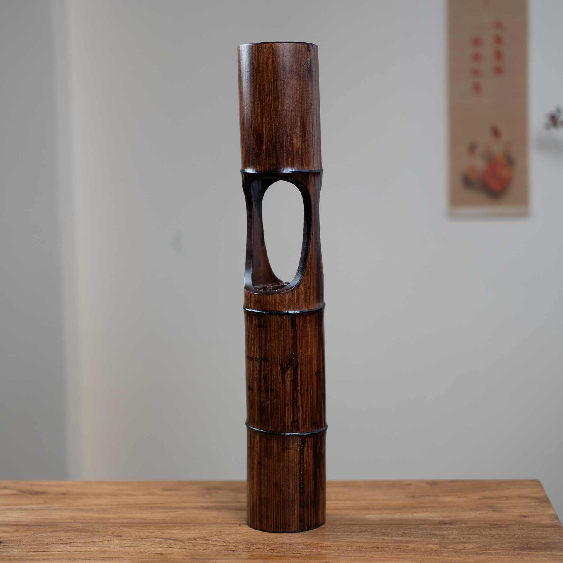 Handcrafted Bamboo Vase Collection - Rustic Traditional Floral Arrangements