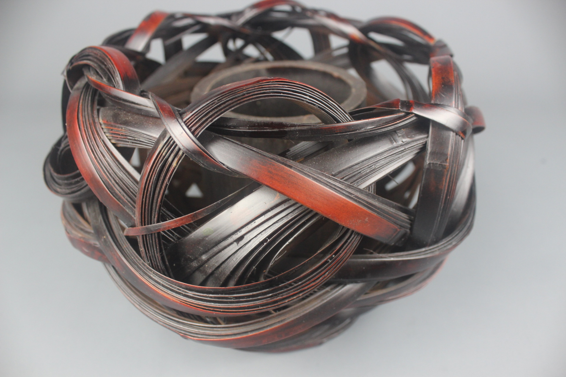 Handwoven Bamboo Flower Basket - Zen Tea Table Décor