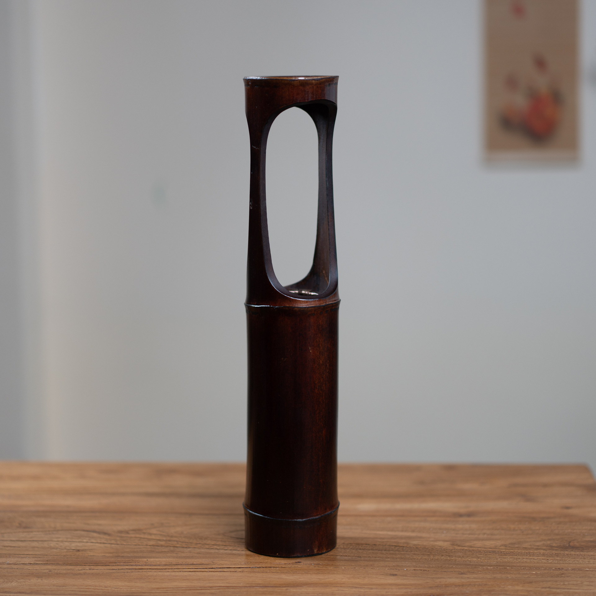 Handcrafted Bamboo Vase Collection - Rustic Traditional Floral Arrangements