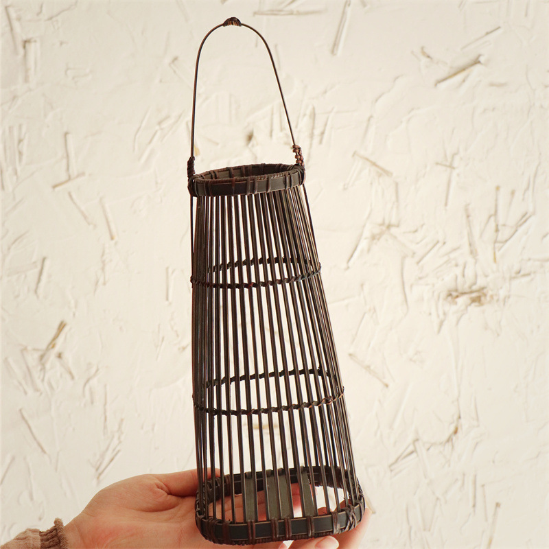 Handwoven Bamboo Flower Basket - Zen Blossom