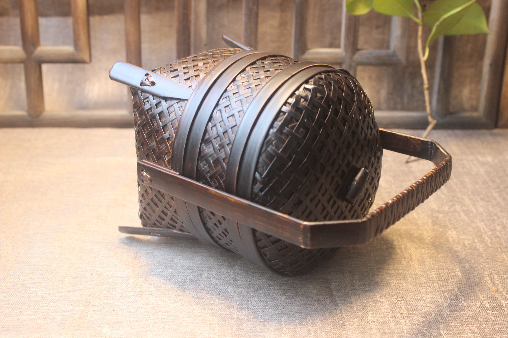 Bamboo Harmony Food Box -Dual Layer Snack Box