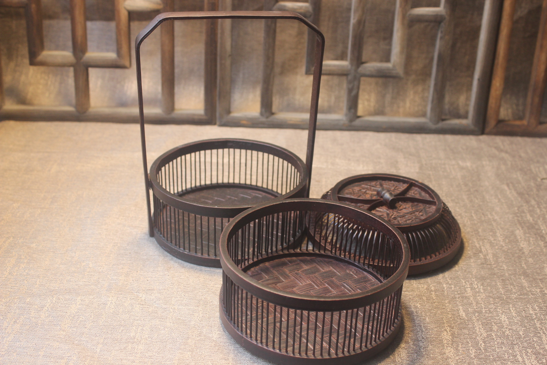 Bamboo Harmony Food Box -Dual Layer Snack Box