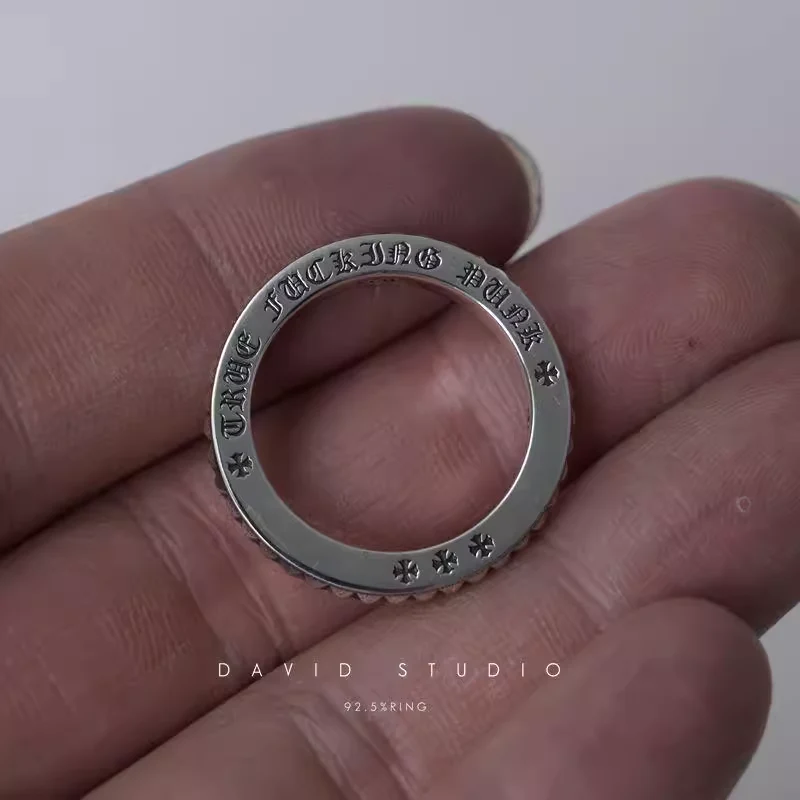 CHROME HEARTS TRUE FUCKING PUNK JUBI RING