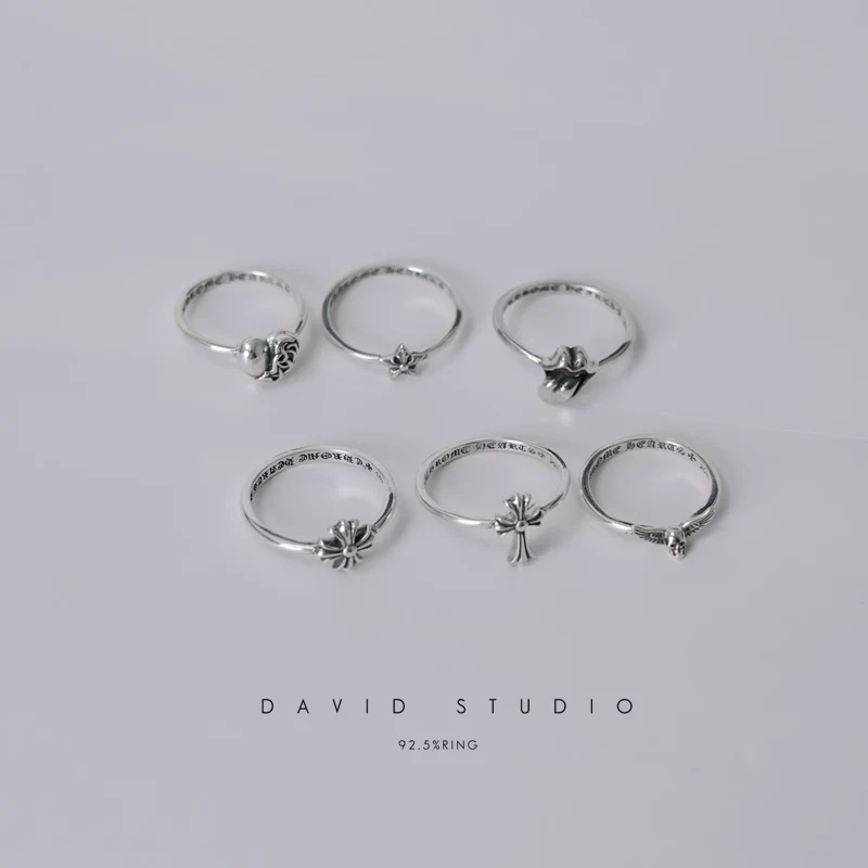 CHROME HEARTS MS.CH PLUS/CROSS/FOTI MAHALI/STAR/TONGUE/HEART RING