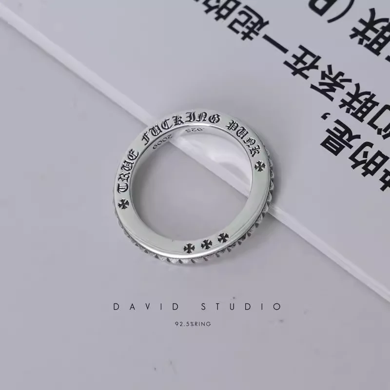 CHROME HEARTS TRUE FUCKING PUNK JUBI RING