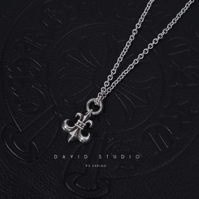 CHROME HEARTS BS FLEUR CHARM – ROLL CHAIN