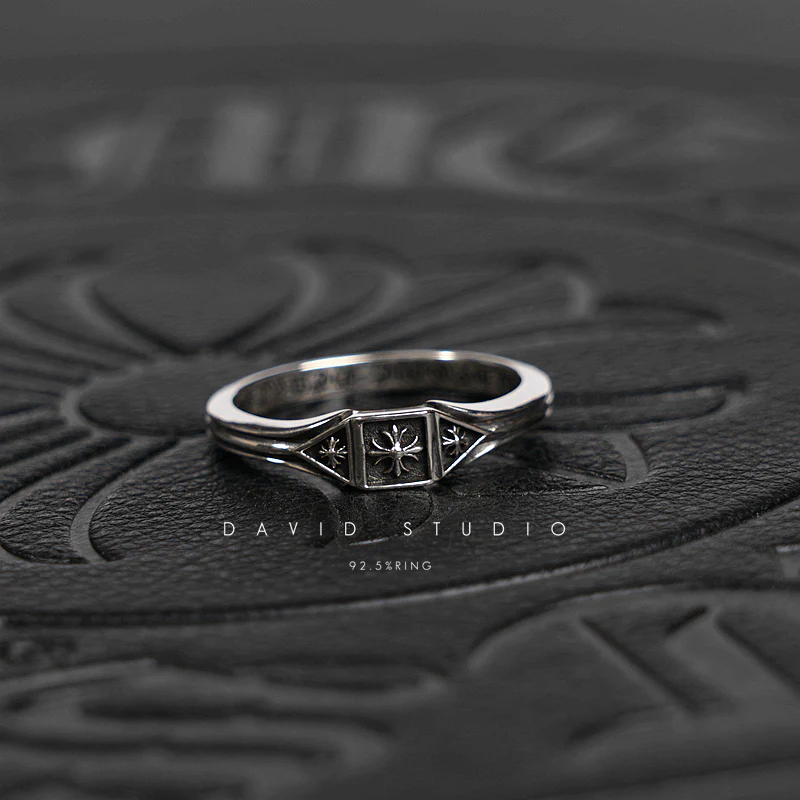 CHROME HEARTS TRIPLE CROSS DECO RING